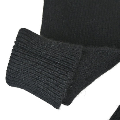 Chanel 1996 Turtleneck Sweater Knit Top Black #44
