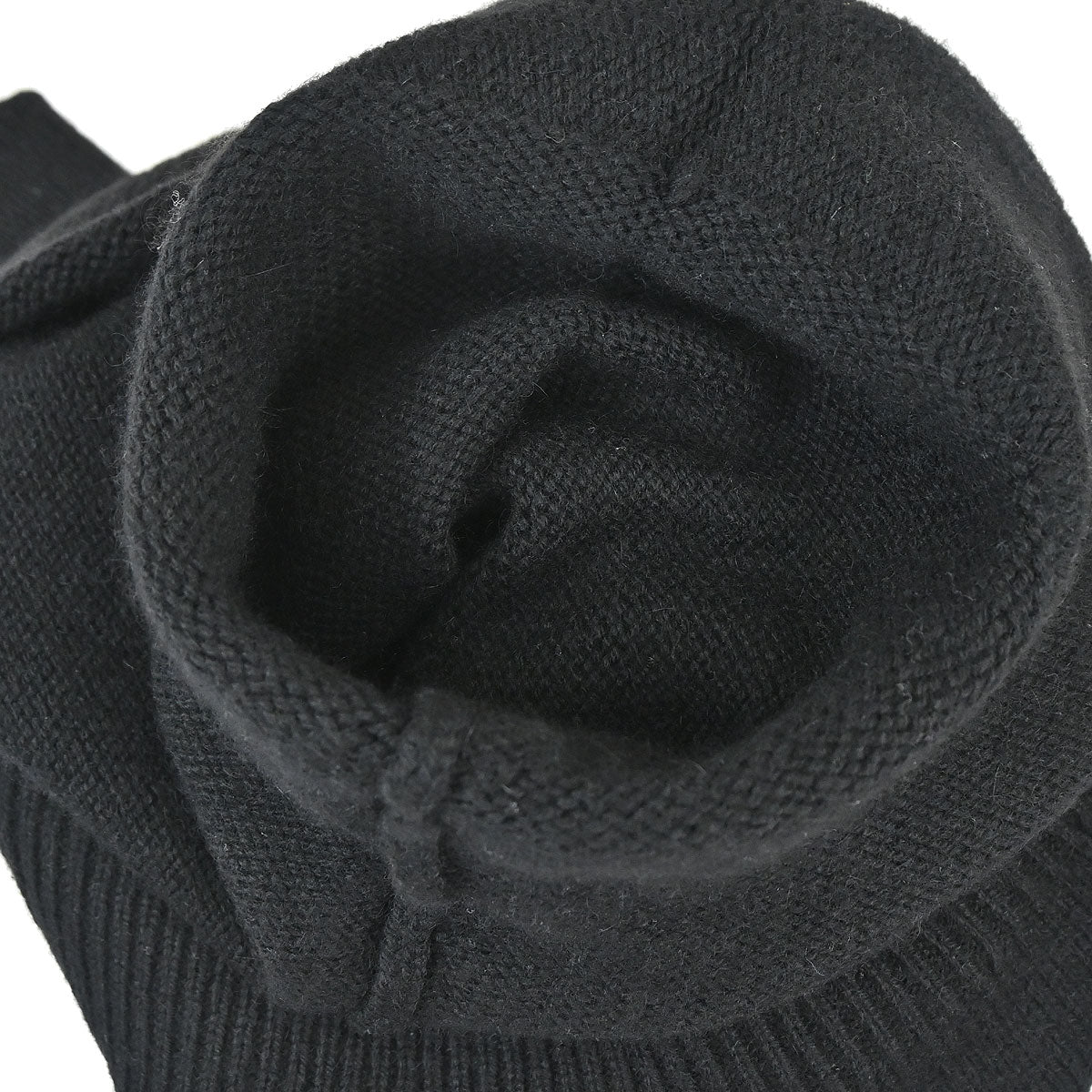 Chanel 1996 Turtleneck Sweater Knit Top Black #44