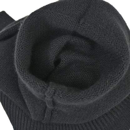 Chanel 1996 Turtleneck Sweater Knit Top Black #44