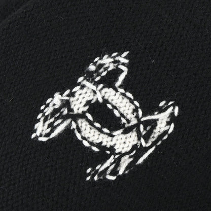 Chanel 1996 Turtleneck Sweater Knit Top Black #44