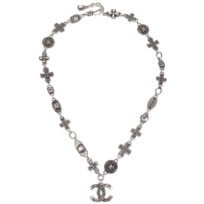 Chanel 1999 CC Chain Necklace Silver