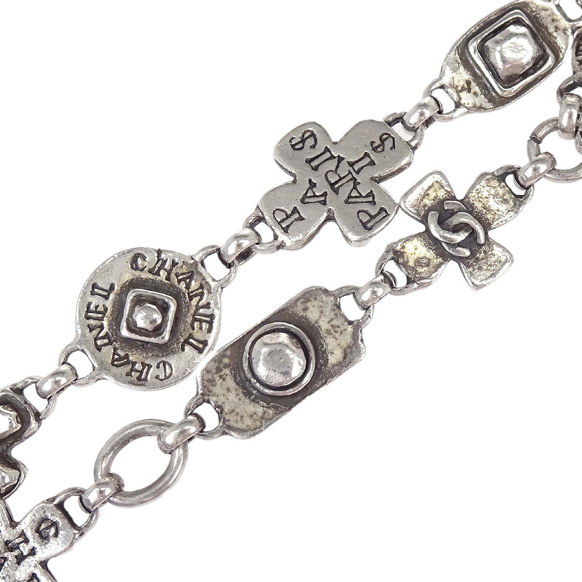 Chanel 1999 CC Chain Necklace Silver