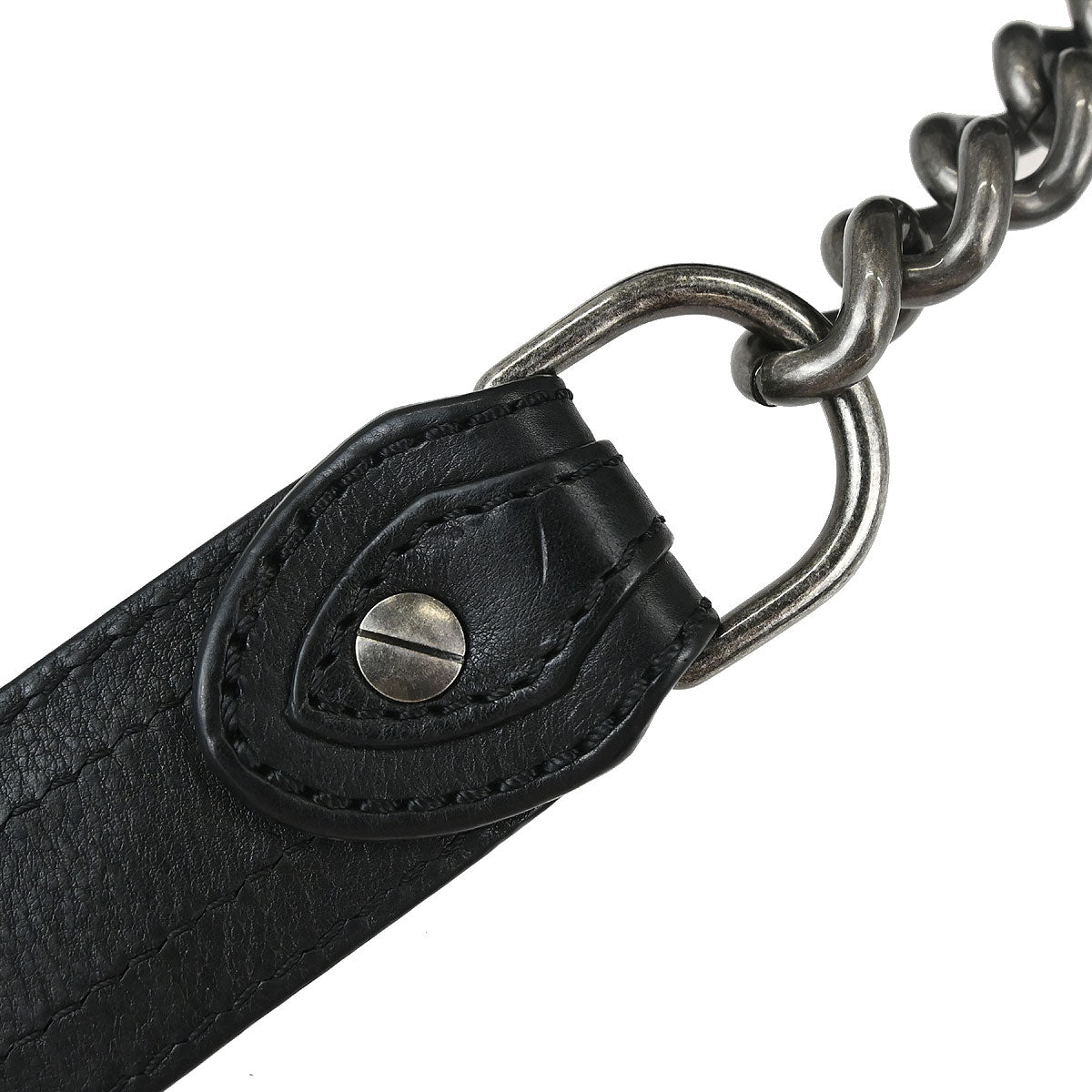 Chanel Black Calfskin Pony Hair Paris-Dallas Saddle Shoulder Bag