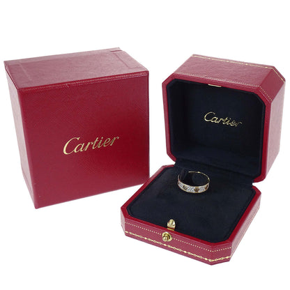 Cartier Mini Love Full Pave Ring Au750 Diamond #54 AJC510 Jewelry