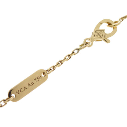 Van Cleef & Arpels Vintage Alhambra Necklace Onyx Au750 Jewelry
