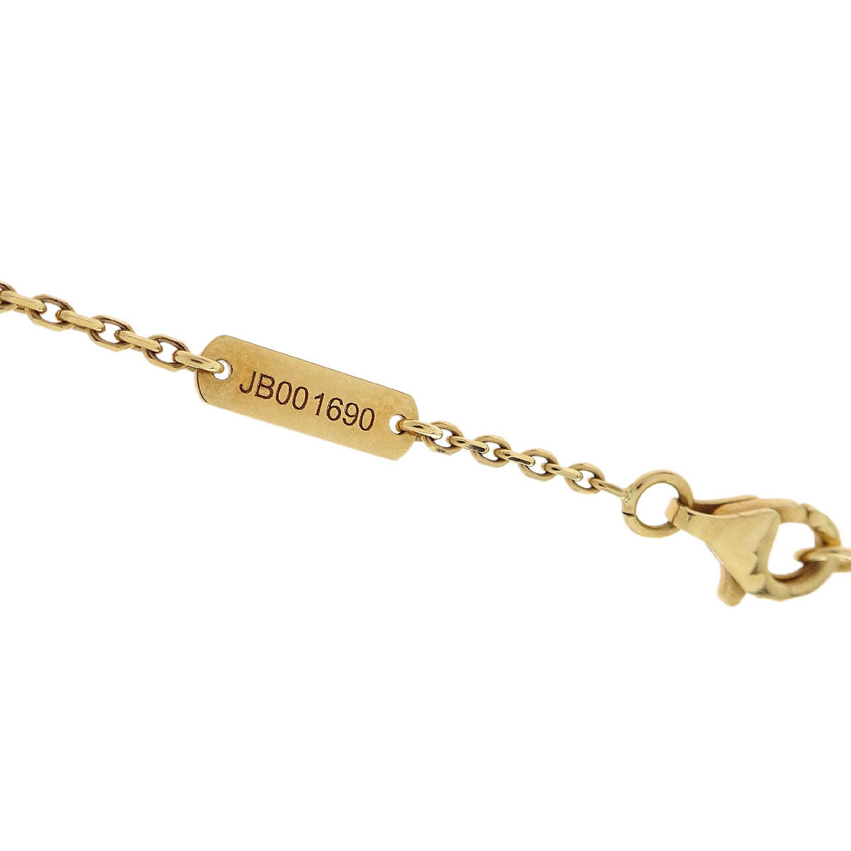 Van Cleef & Arpels Vintage Alhambra Necklace Onyx 750 Jewelry