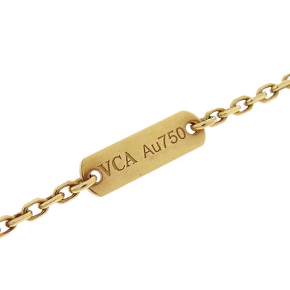 Van Cleef & Arpels Vintage Alhambra Necklace Onyx Au750 Jewelry