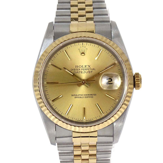 Rolex Oyster Perpetual Datejust 36mm Ref.16233 Self-winding Watch SS 18K