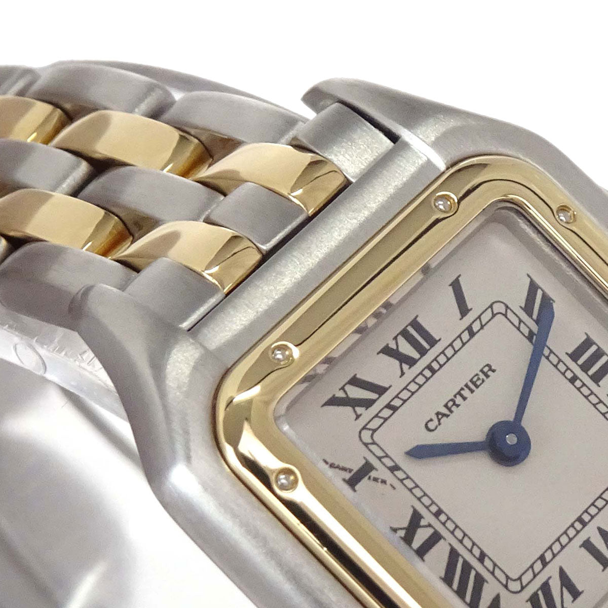 Cartier Panthere SM 2-Row 22mm Ref.1120 Quartz Watch 18KYG SS
