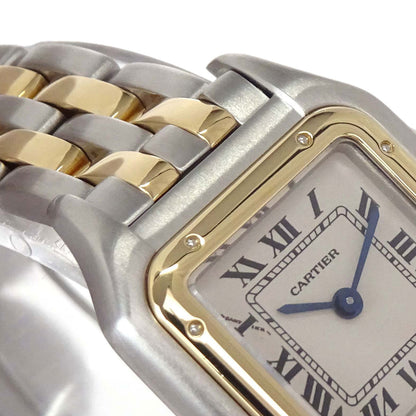 Cartier Panthere SM 2-Row 22mm Ref.1120 Quartz Watch 18KYG SS