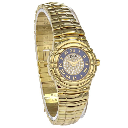Piaget Tanagra 24mm Lapis-lazuli Ref.1631M401D Quartz Watch 18KYG