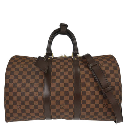 Louis Vuitton Damier Keepall Bandouliere 45 Duffle Bag N41428