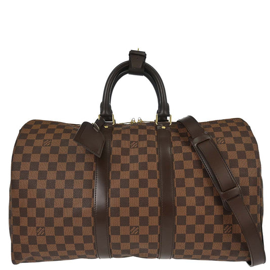 Louis Vuitton Damier Keepall Bandouliere 45 Duffle Bag N41428