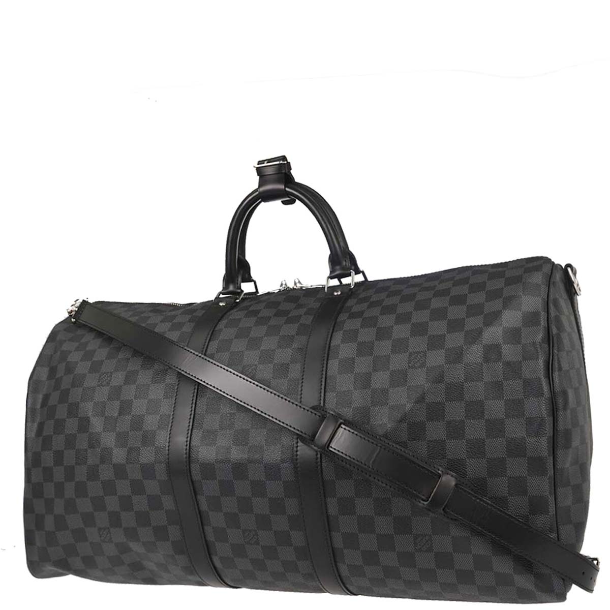 Louis Vuitton Damier Graphite Keepall Bandouliere 55 Duffle N41413