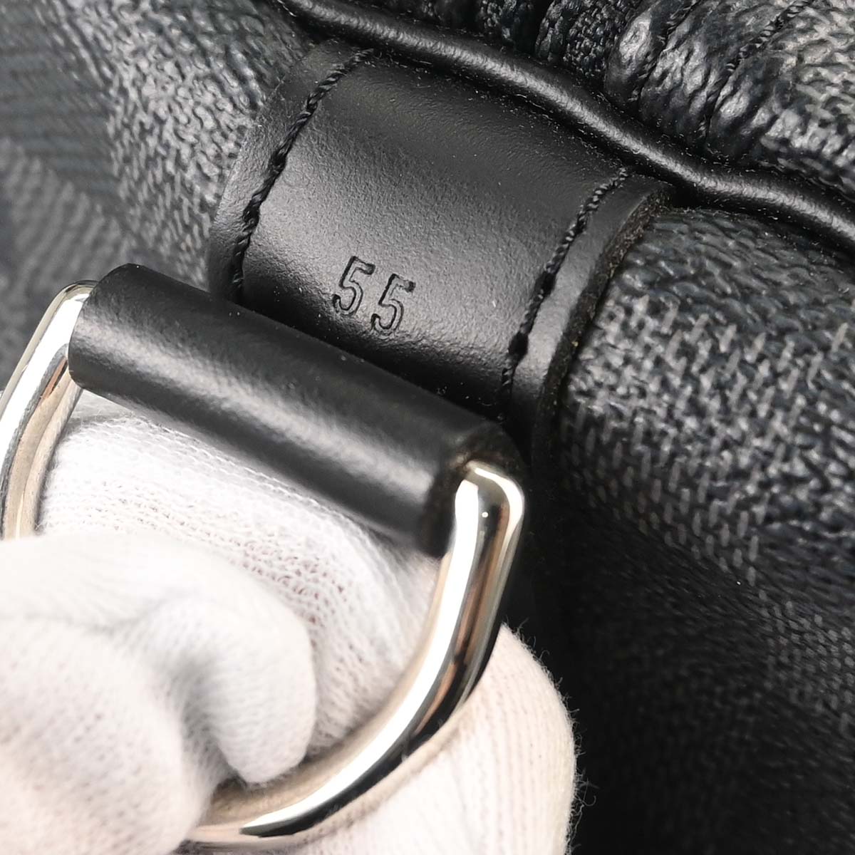 Louis Vuitton Damier Graphite Keepall Bandouliere 55 Duffle N41413
