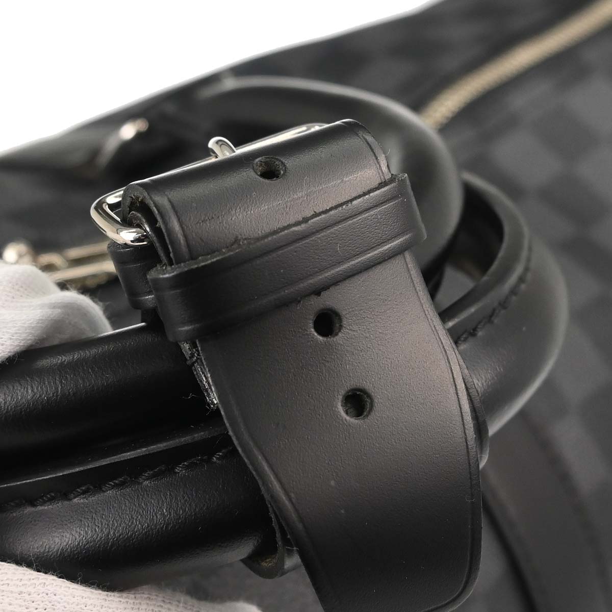 Louis Vuitton Damier Graphite Keepall Bandouliere 55 Duffle N41413