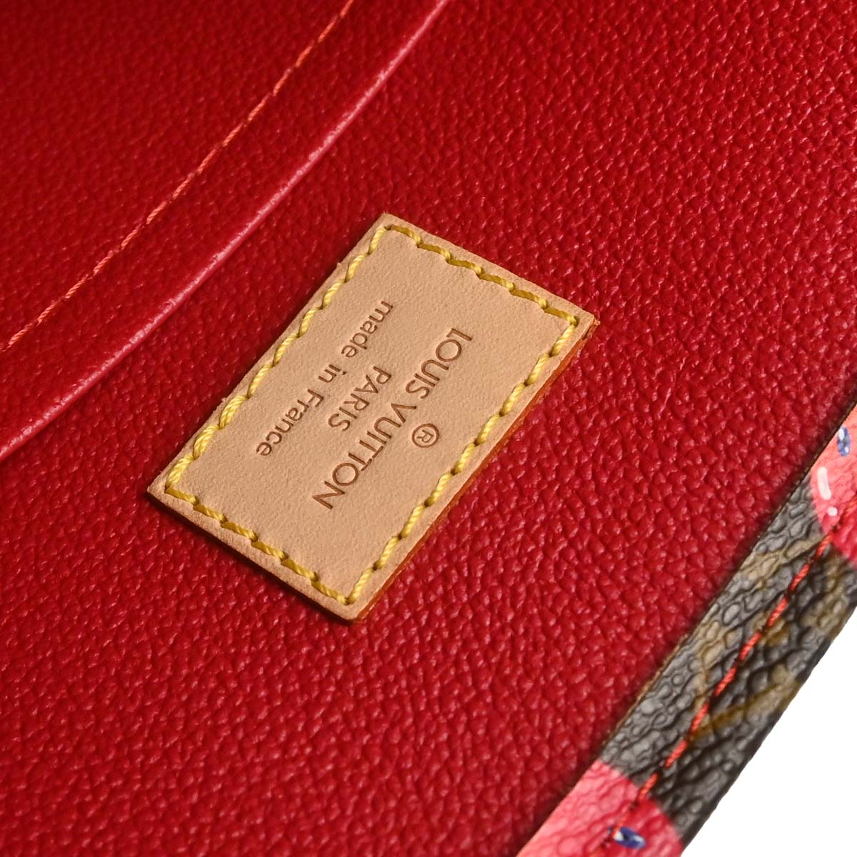 Louis Vuitton Monogram Cherry Sac Plat Tote Handbag M95010