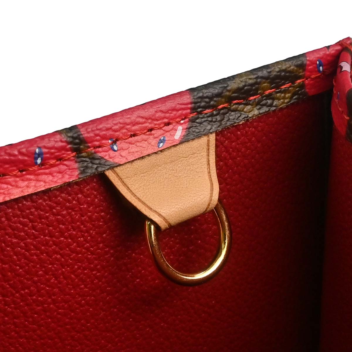 Louis Vuitton Monogram Cherry Sac Plat Tote Handbag M95010