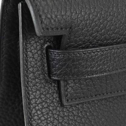Hermes Black Ardennes Kelly 35 Sellier 2way Shoulder Handbag