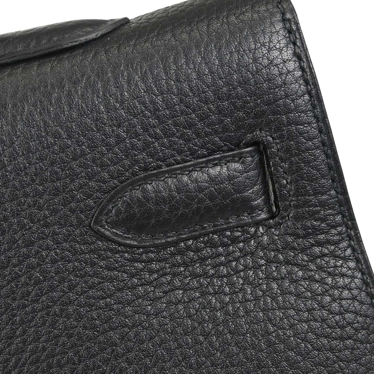 Hermes Black Ardennes Kelly 35 Sellier 2way Shoulder Handbag