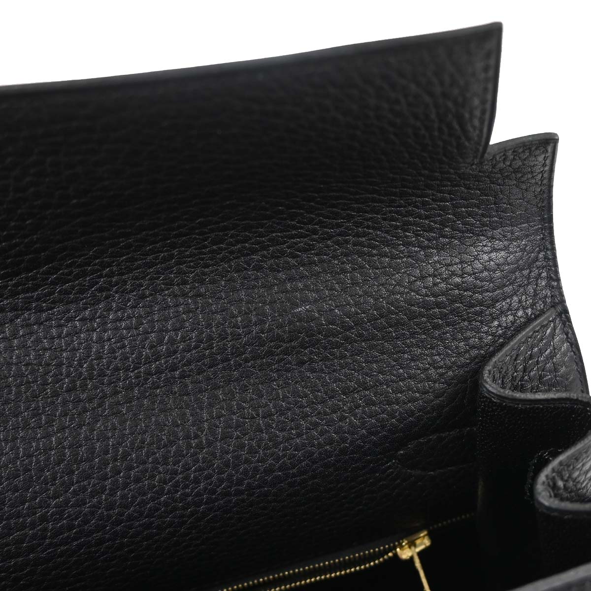 Hermes Black Ardennes Kelly 35 Sellier 2way Shoulder Handbag