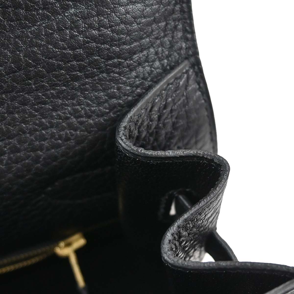 Hermes Black Ardennes Kelly 35 Sellier 2way Shoulder Handbag