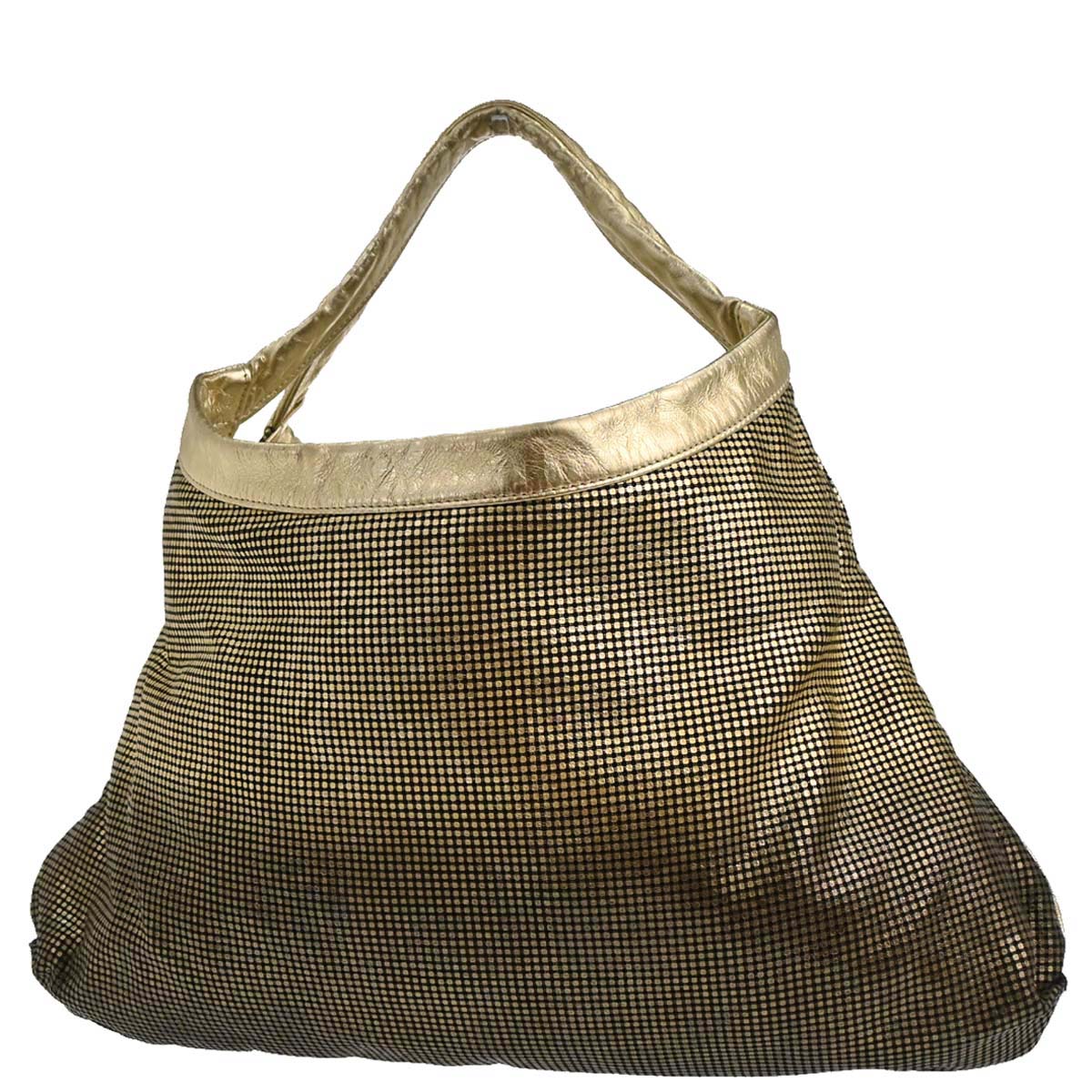 Chanel 2006-2008 Gold Lambskin Hollywood Hobo Handbag