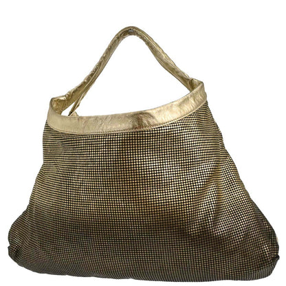 Chanel 2006-2008 Gold Lambskin Hollywood Hobo Handbag