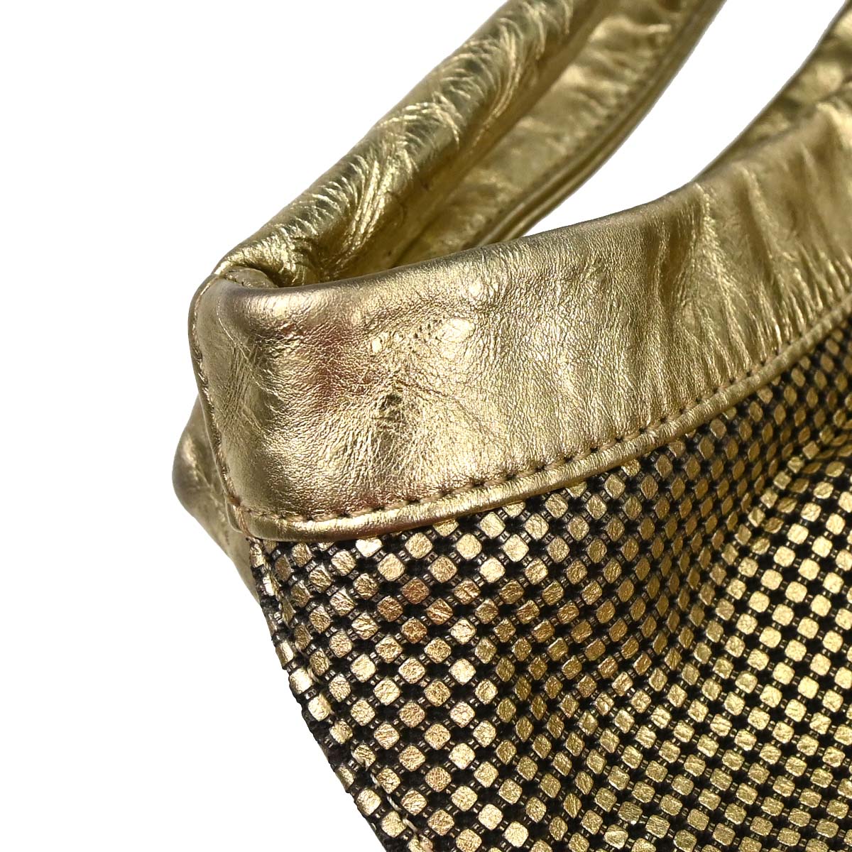 Chanel 2006-2008 Gold Lambskin Hollywood Hobo Handbag