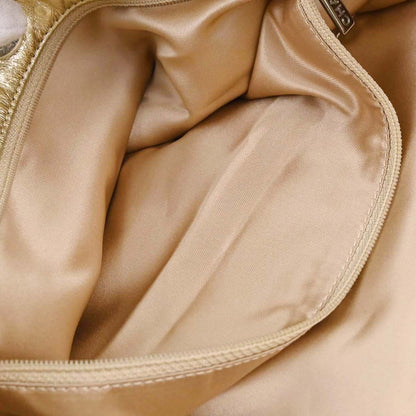 Chanel 2006-2008 Gold Lambskin Hollywood Hobo Handbag