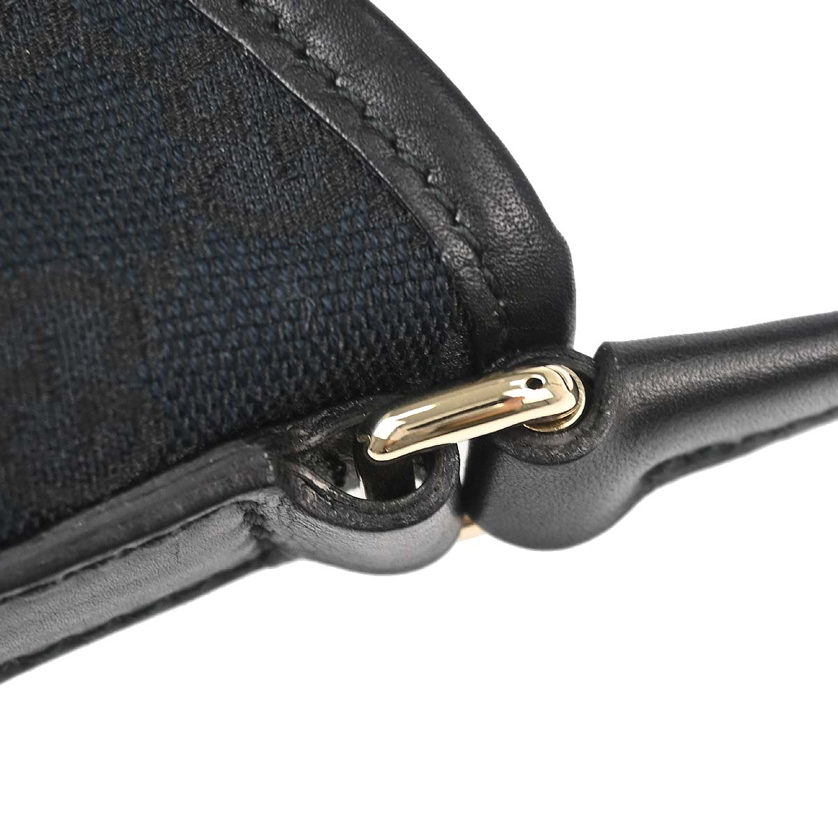 Gucci Black Canvas Interlocking GG Hobo Handbag