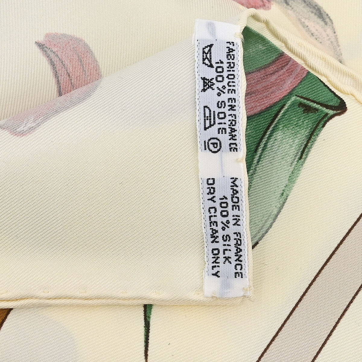 Hermes Scarf Carre 90 La Danse White Small Good
