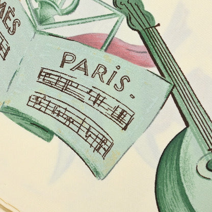 Hermes Scarf Carre 90 La Danse White Small Good