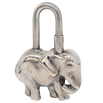 Hermes 1988 Elephant Cadena Silver Small Good
