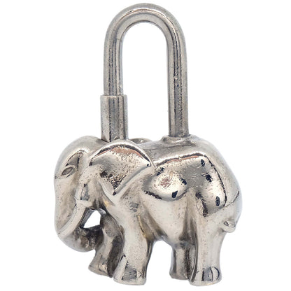 Hermes 1988 Elephant Cadena Silver Small Good