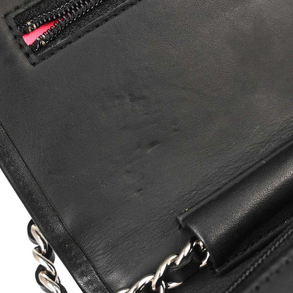 Chanel 2014 Calfskin Cambon Ligne WOC Wallet on Chain Shoulder Bag