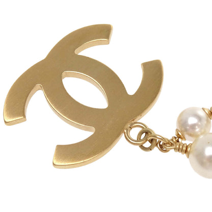 Chanel Icon Charm Chain Belt Gold Costume Pearl 03A Small Good