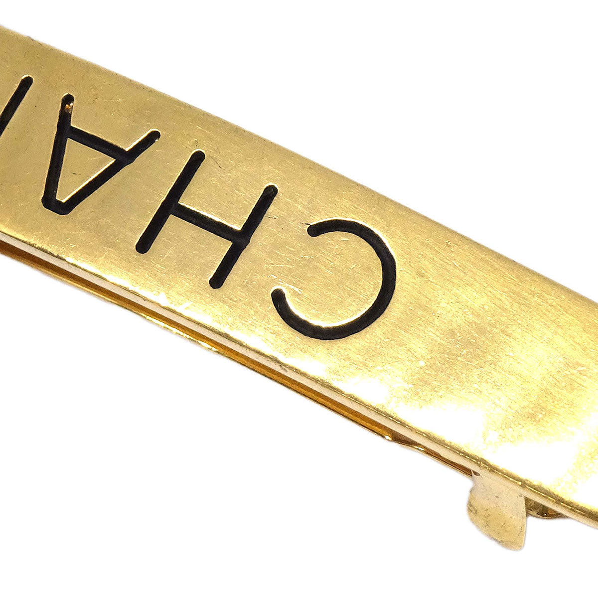Chanel Barrette Hair Accessories Gold 96A