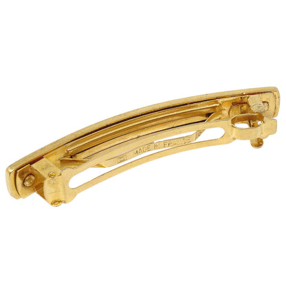 Chanel Barrette Hair Accessories Gold 96A