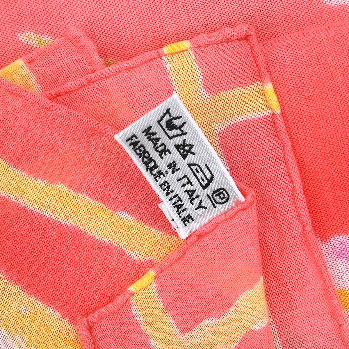 Chanel Pink Scarf Handkerchief Small Good