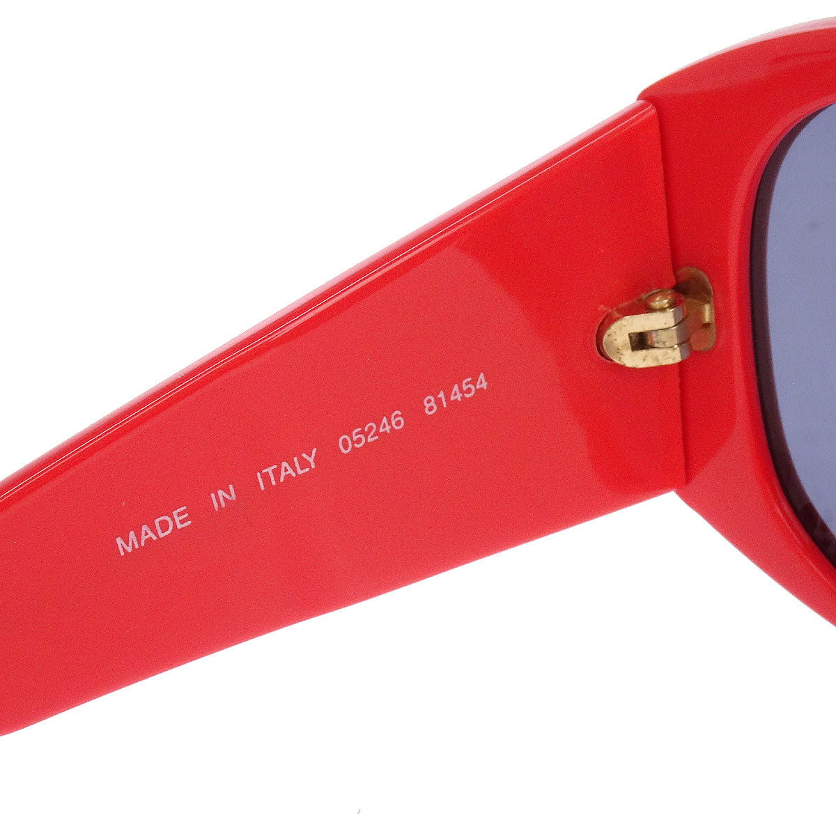 Chanel Sunglasses Eyewear Black Red Small Good