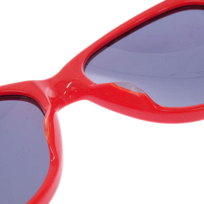 Chanel Sunglasses Eyewear Black Red Small Good