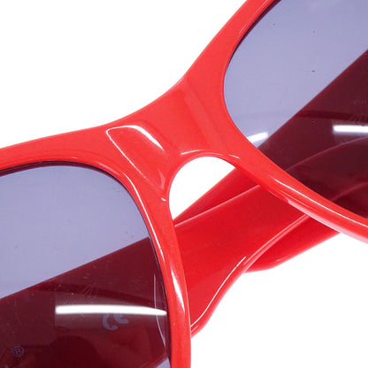 Chanel Sunglasses Eyewear Black Red Small Good