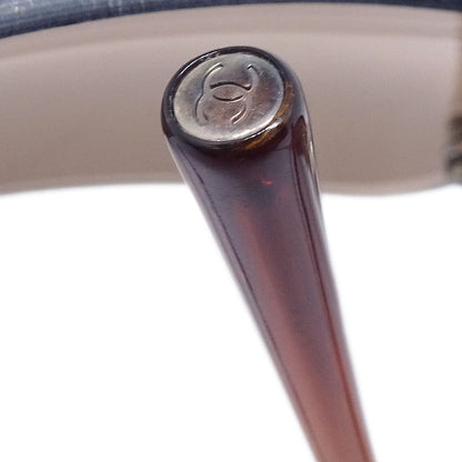 Chanel Sunglasses Eyewear Brown 62□17 120 Small Good