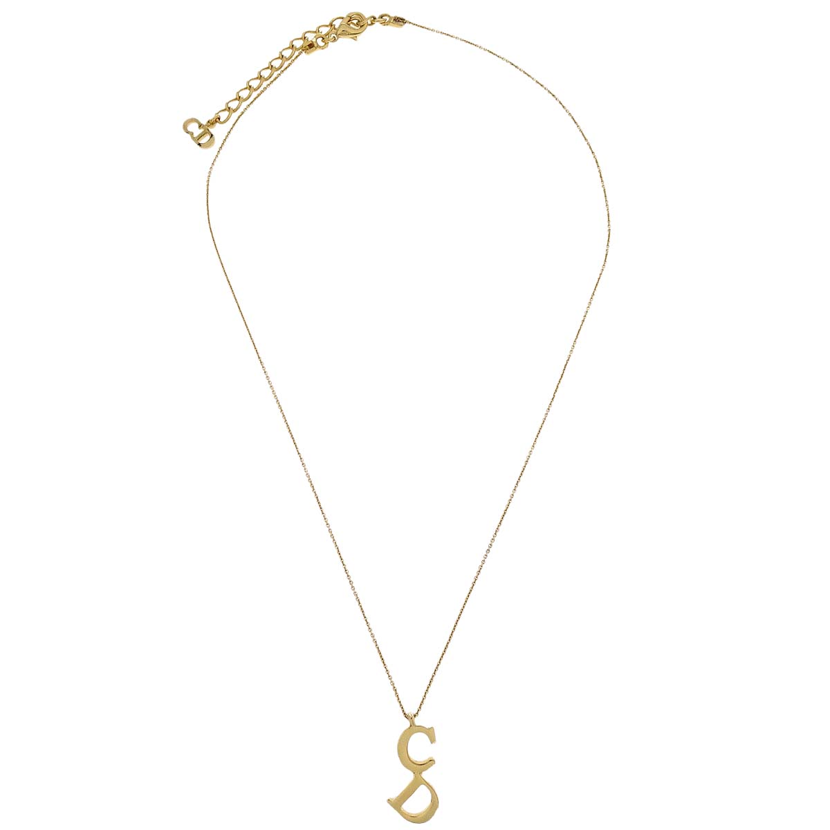 Christian Dior Necklace Pendant Gold