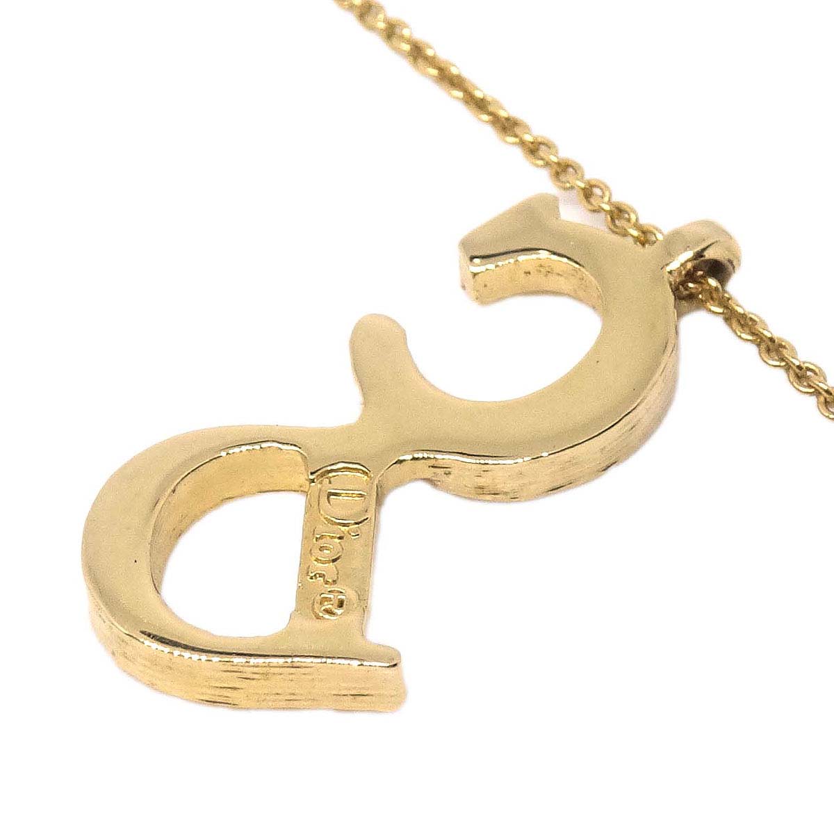 Christian Dior Necklace Pendant Gold