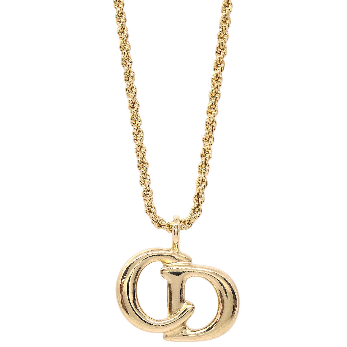 Christian Dior Necklace Pendant Gold