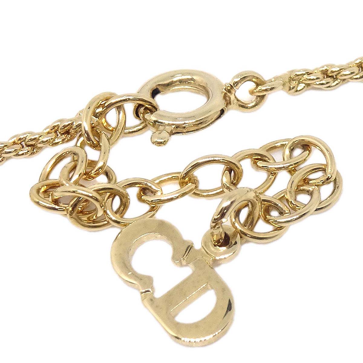 Christian Dior Necklace Pendant Gold