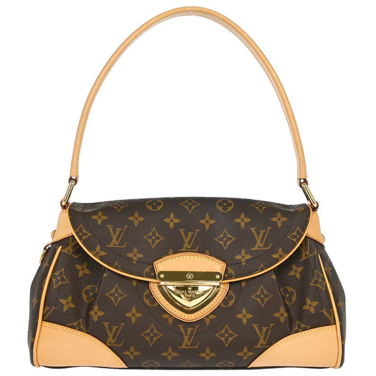 Louis Vuitton Brown Monogram Beverly MM Handbag M40121