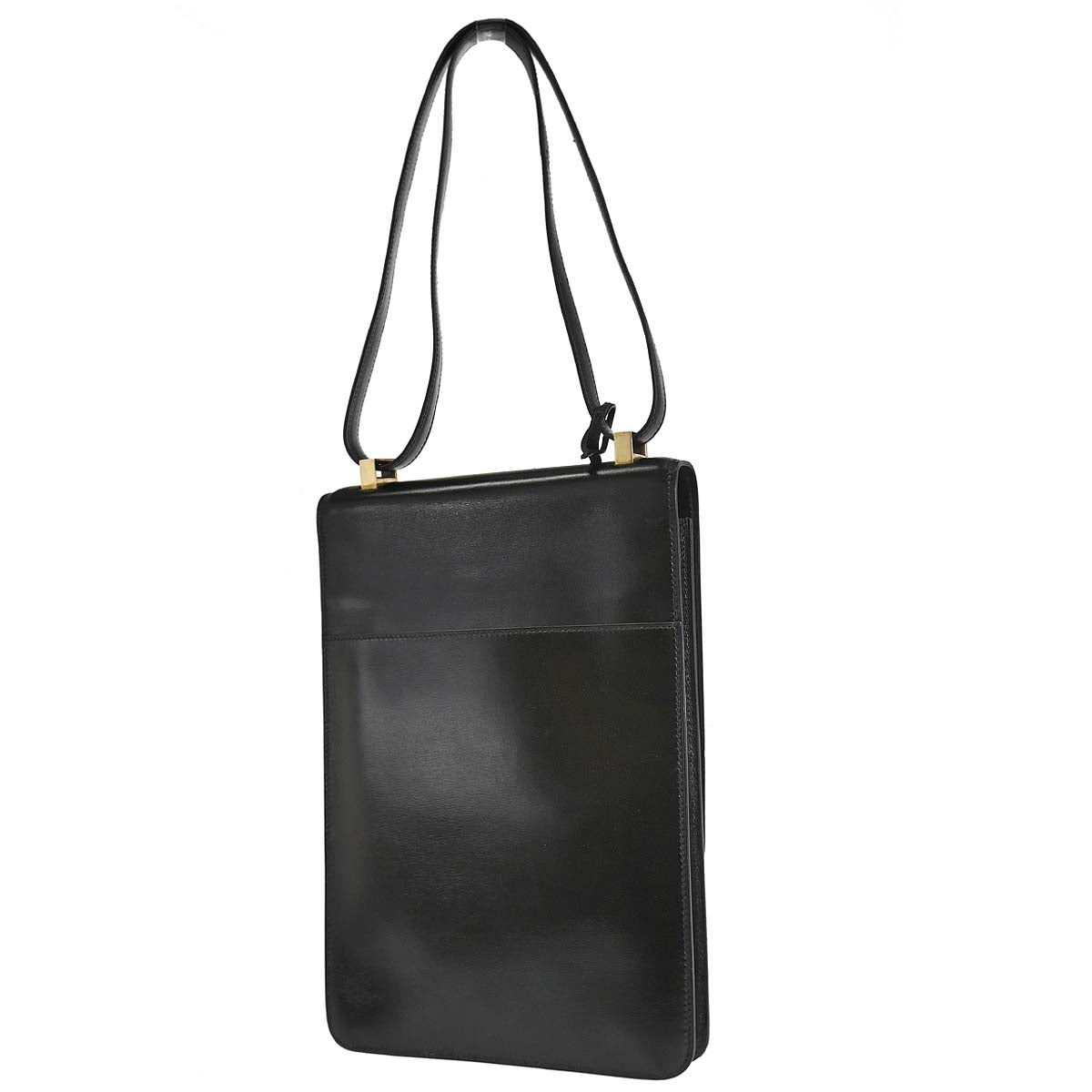 Hermes Black Box Calf Bobby Sac a Depeches DPLG 21 Shoulder Bag